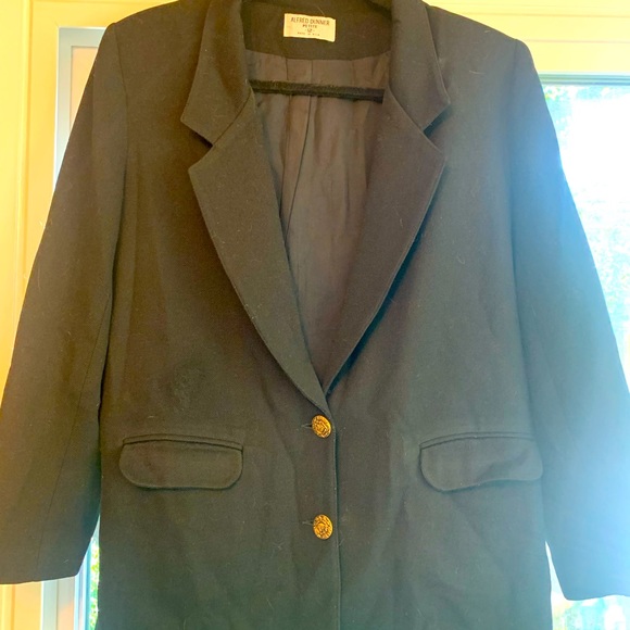 Vintage wool blazer jacket sports coat by Alfred Dunner size 8 or 10 Medium - Picture 1 of 7